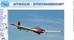 Desktop Screenshot of motorsegler-ig.de